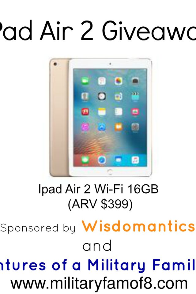 iPad Air 2 Giveaway Wisdomantics