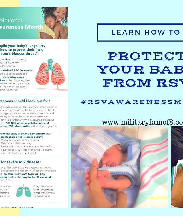 Learn about Protecting Little Lungs From RSV #RSVAwarenessMonth. As a Preemie Mom, I want to help others learn how to protect their Babies, so they don't have to stay in the Hospital like mine did! How to help protect my baby from RSV, what to do to prevent baby from catching RSV.