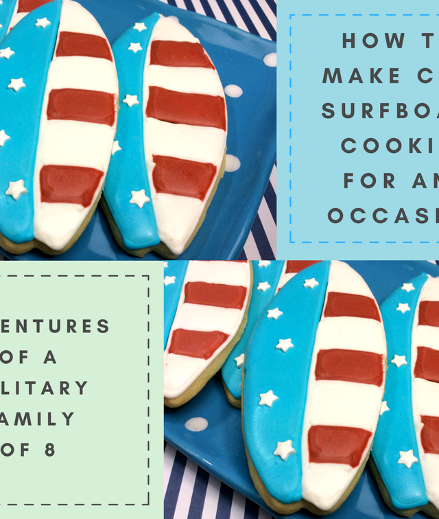 How to: Make Cute Surfboard Cookies for any Occasion