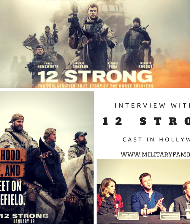 Interview with the 12 Strong Cast in Hollywood