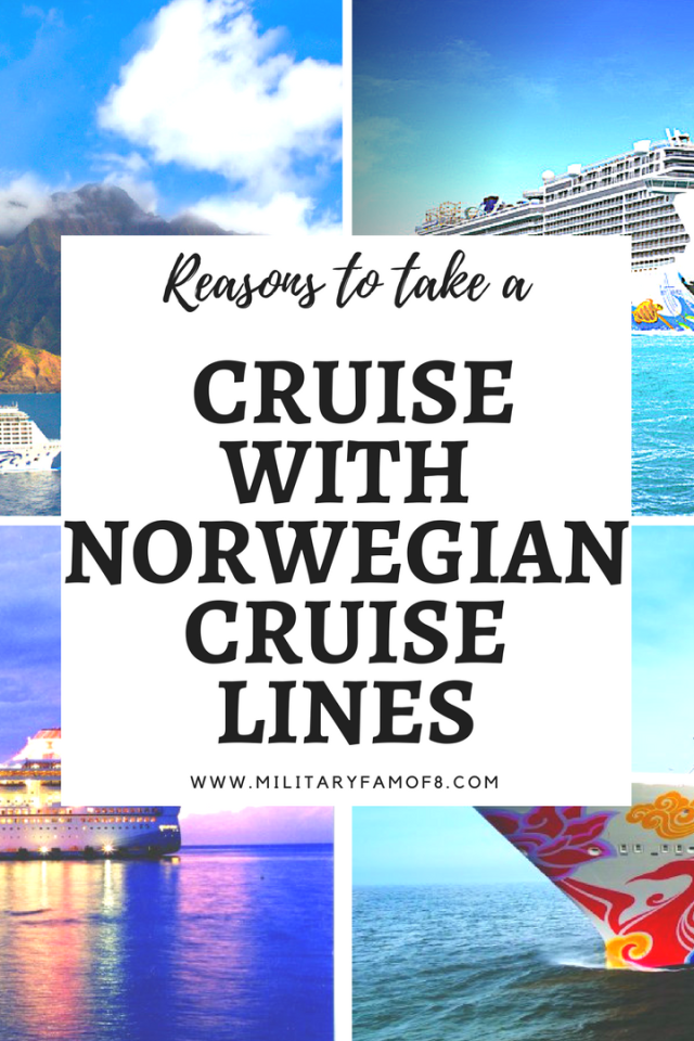 Reasons to take a cruise with Norwegian Cruise Lines