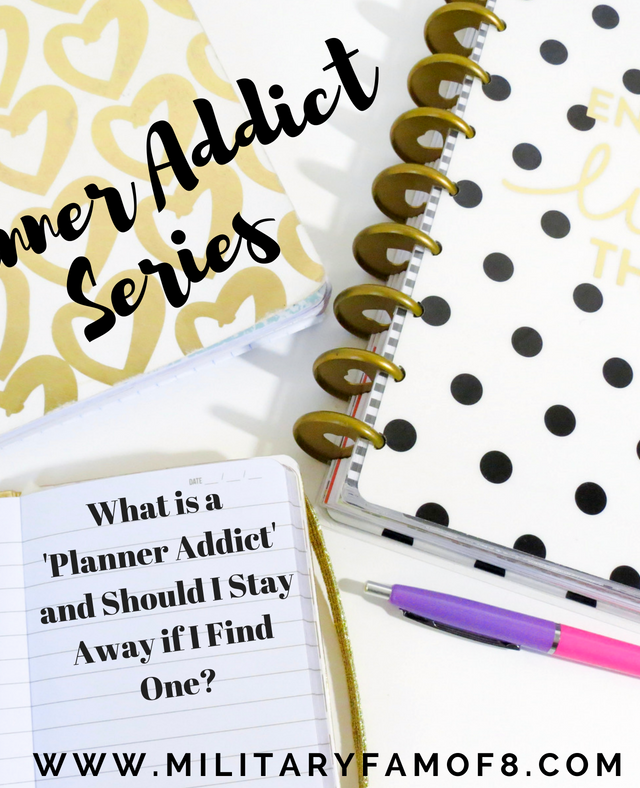 What is a 'Planner Addict' and Should I Stay Away if I Find One? Where do I find Planners, planner stickers, washi tape, bujo, tn notebook, bullet journal? Are there Planner facebook groups? What types of planners to use, all of these questions will be answered in our Planner Addict series!