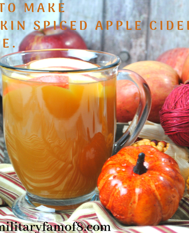 How to Make Pumpkin Spiced Apple Cider Recipe.